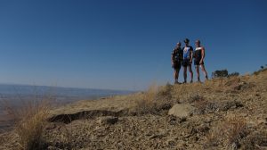 Reilly Alex and Bevin at the top of the Edge Loop IMG_1147